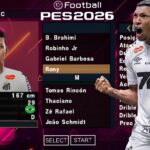 EFOOTBALL PES 2026 PPSSPP COM BRASILEIRÃO e EUROPEUS NOVAS TRANSFERÊNCIAS FACES ATUALIZADOS + KITS 25/26