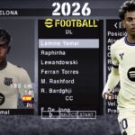 BOMBA PATCH PES 2026 PPSSPP BRASILEIRÃO e EUROPEUS NOVAS FACES REALISTAS ELENCOS ATUALIZADOS + KITS 25/26
