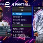 EFOOTBALL PES 2026 PPSSPP EUROPEUS e BRASILEIRÃO NOVAS FACES REALISTAS ELENCOS ATUALIZADOS + KITS 25/26
