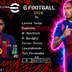 EFOOTBALL PES 2026 PPSSPP EUROPEUS NOVAS FACES REALISTAS ELENCOS ATUALIZADOS + KITS 26/27