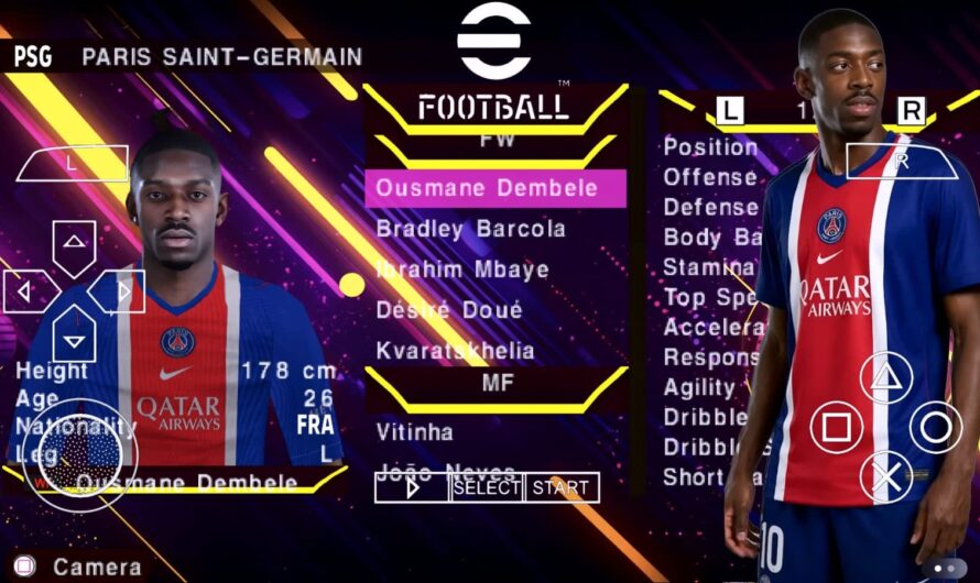 EFOOTBALL PES 2026 PPSSPP EUROPEUS NOVAS FACES REALISTAS ELENCOS 100% ATUALIZADOS + KITS 26/27