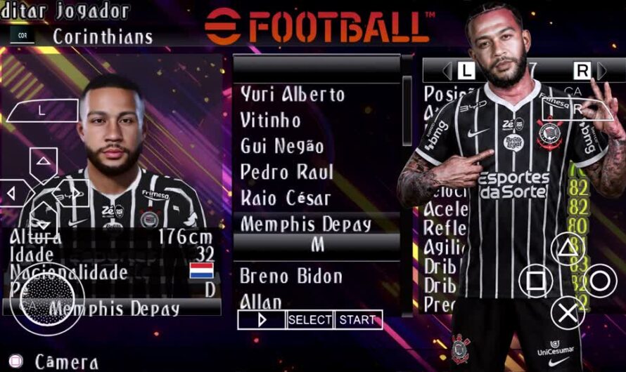 EFOOTBALL PES 2027 PPSSPP PATCH BRASILEIRÃO A, B, C e D ESTADUAIS NOVAS FACES 4K REALISTAS ELENCOS ATUALIZADOS