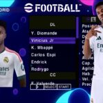 EFOOTBALL PES 2027 PPSSPP BETA EUROPEUS NOVAS FACES 4K REALISTAS ELENCOS ATUALIZADOS + KITS 26/27