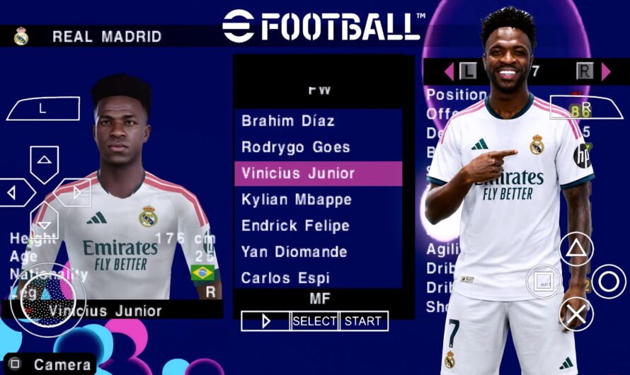 EFOOTBALL PES 2027 PPSSPP EUROPEUS BETA NOVAS FACES 4K REALISTAS ELENCOS 100% ATUALIZADOS + KITS 26/27