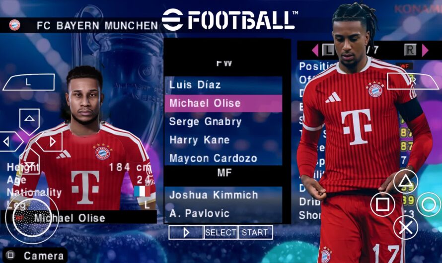EFOOTBALL PES 2027 PPSSPP EUROPEUS NOVAS FACES 4K ELENCOS ATUALIZADOS + KITS 26/27